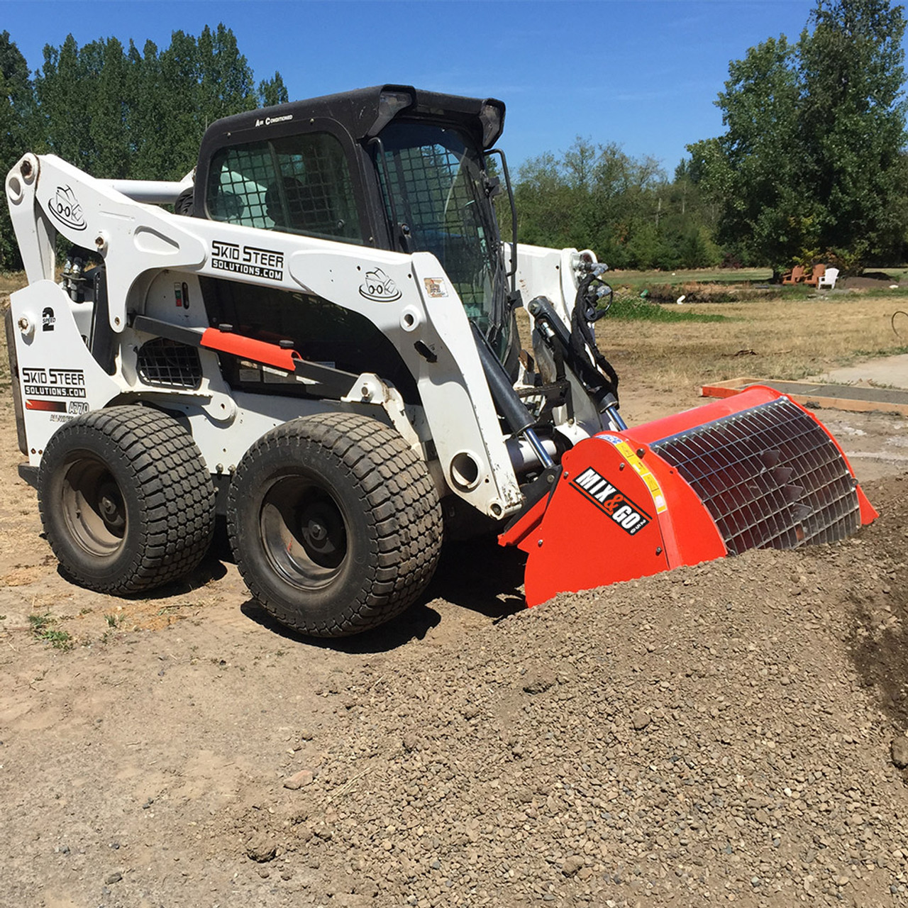 Eterra Skid Steer Concrete Mixer Attachment | Skid Steer Solutions