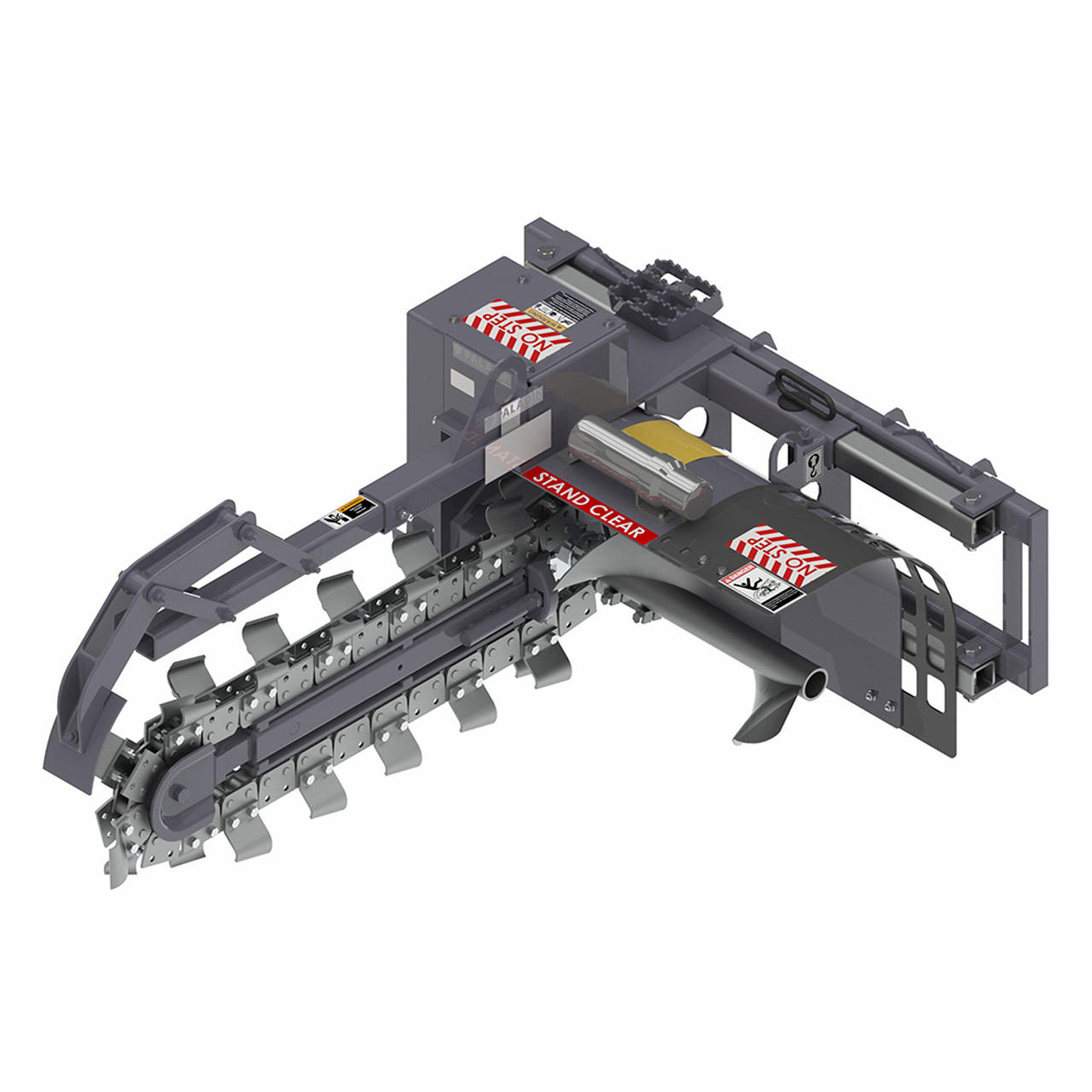 Bradco Skid Steer 4 Foot Trencher Attachment | Skid Steer
