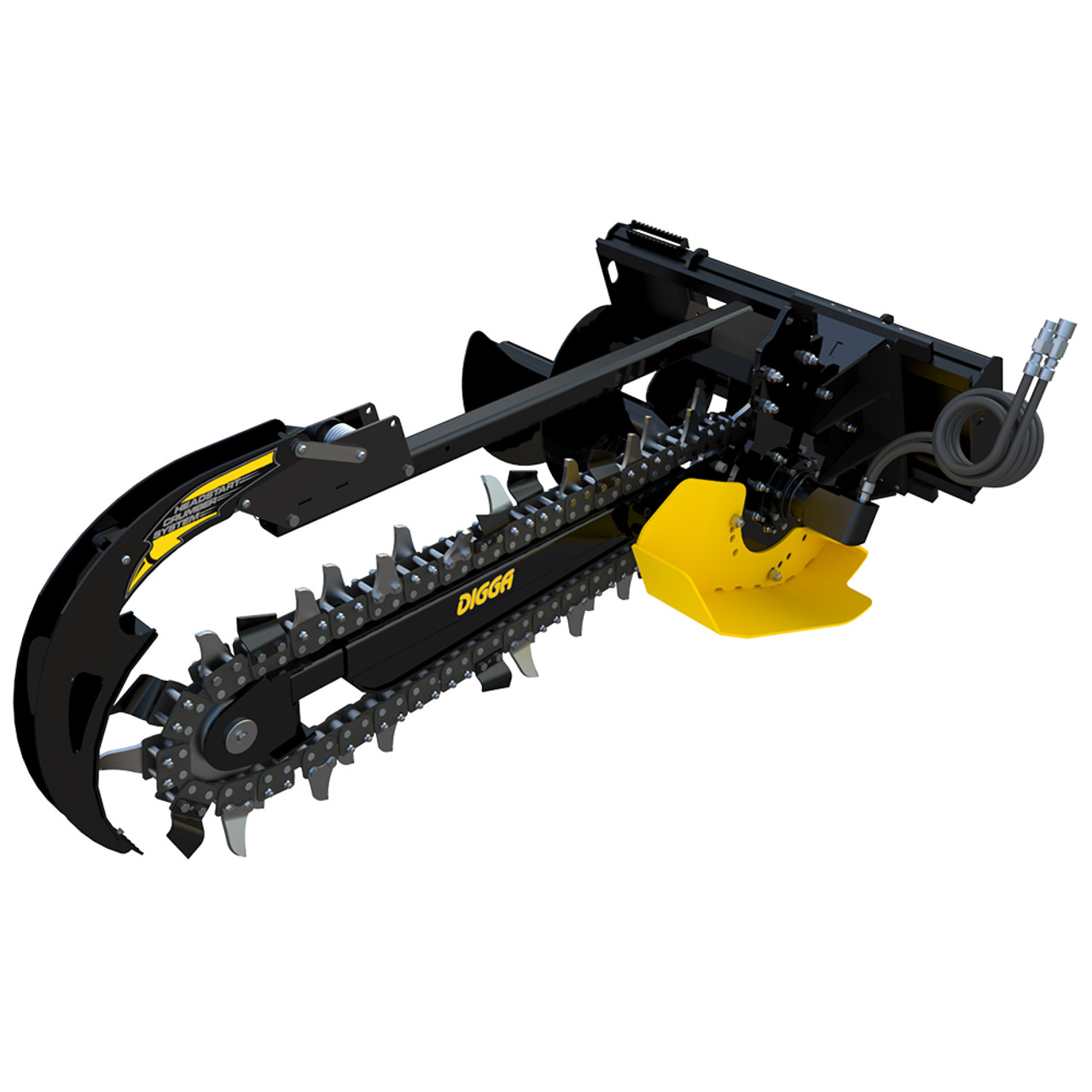 Digga Bigfoot Foot Trencher Skid Steer Attachment Skid Steer Solutions