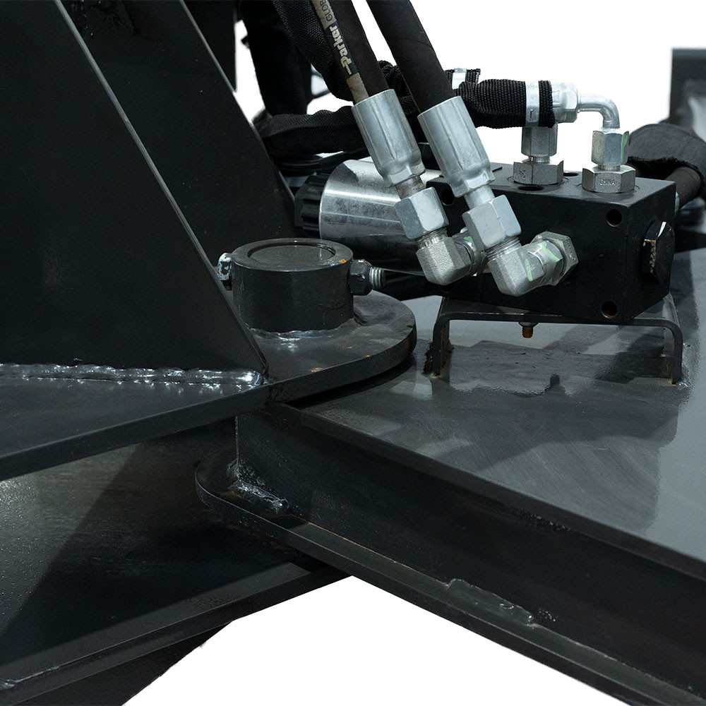 CID Skid Steer Hydraulic Angle Broom Attachment | Skid Steer Solutions