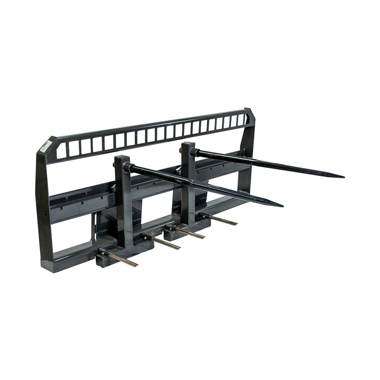 Skid Steer Double Adjustable Bale Spear Attachment | CID