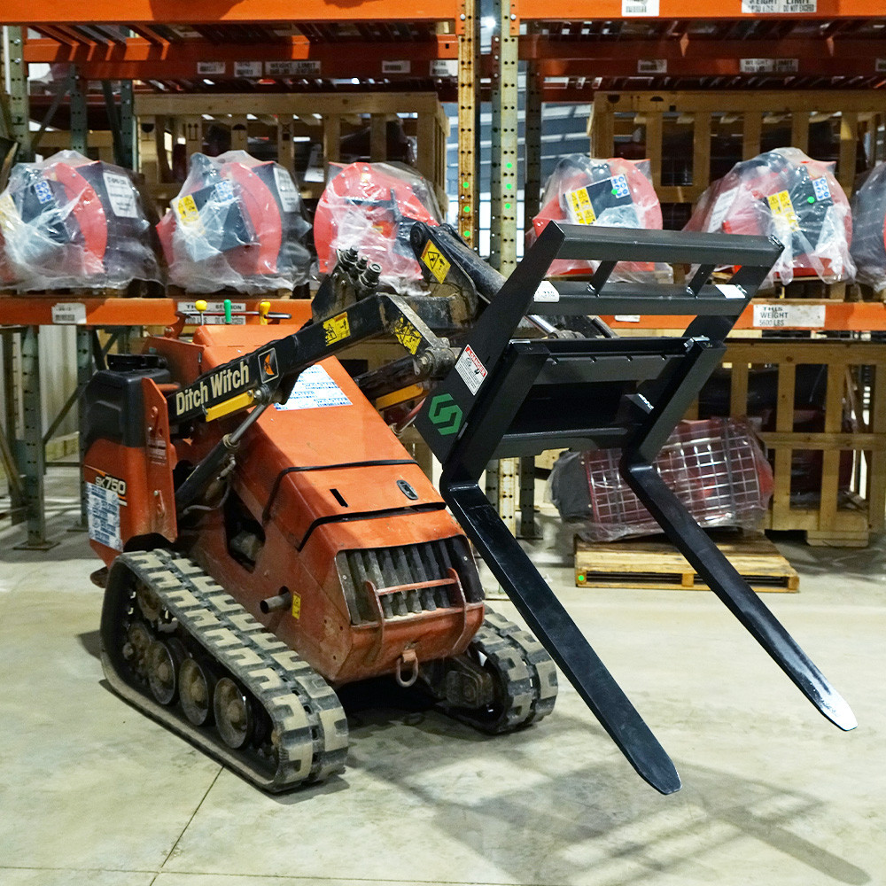 CID Mini Skid Steer Pallet Forks | Skid Steer Solutions