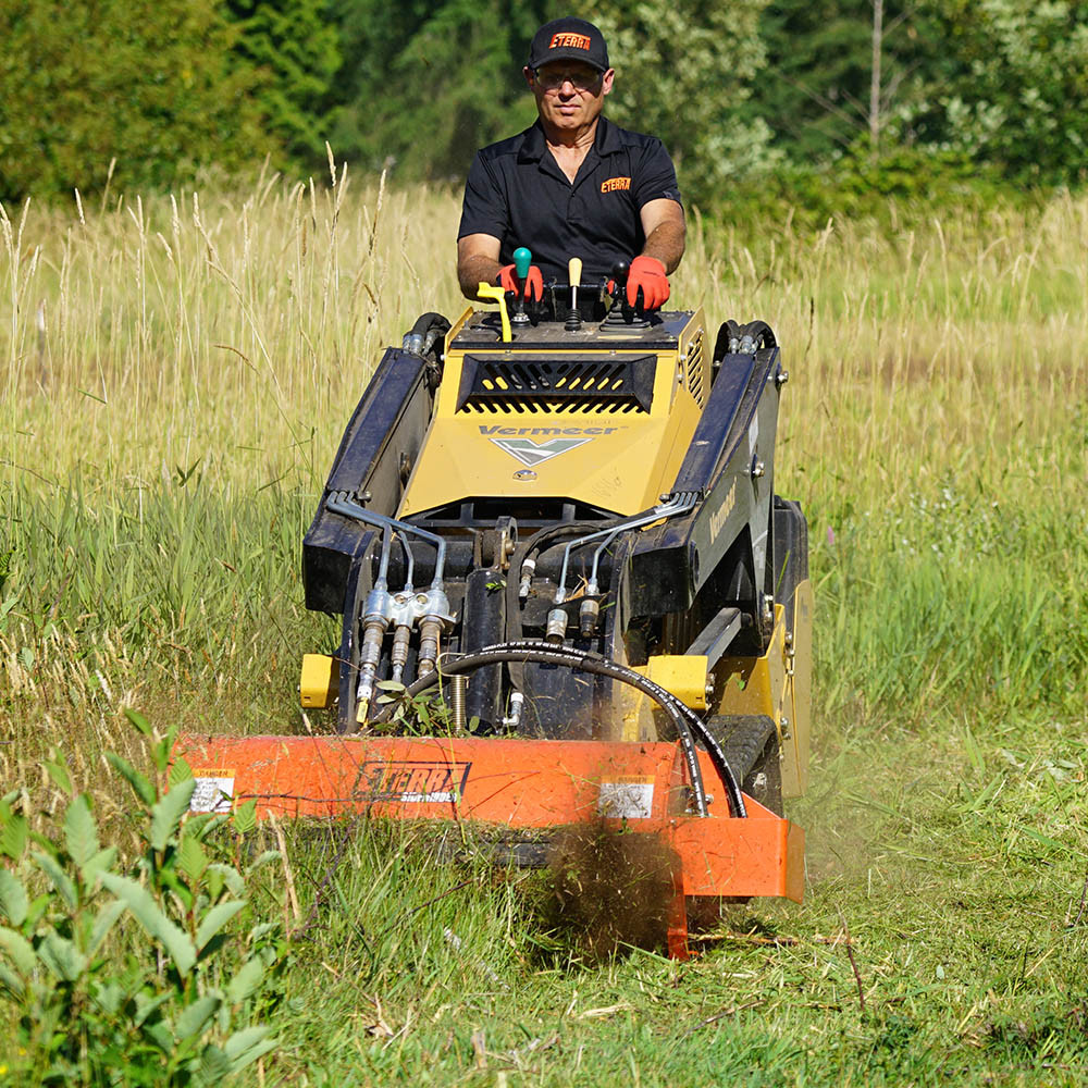 Eterra Sidewinder V2 Mini Skid Steer Flail Mower | Skid Steer