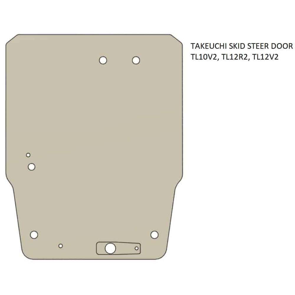 Takeuchi Polycarbonate Skid Steer Door | Skid Steer Solutions
