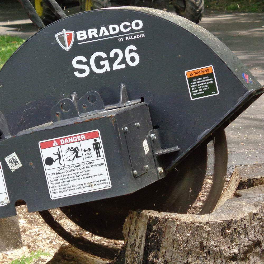 Bradco Skid Steer Stump Grinder | Skid Steer Solutions