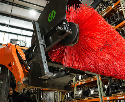 ​Manual vs. Hydraulic Angle Brooms