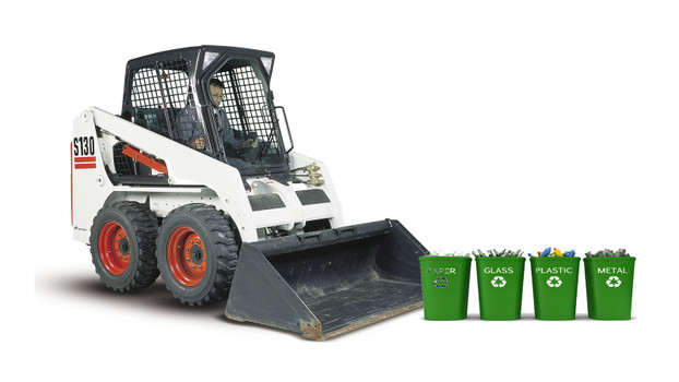 Skid Steer Loaders in the Recycling Industry 