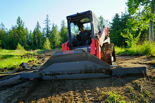 Multi-Purpose Skid Steer Grading