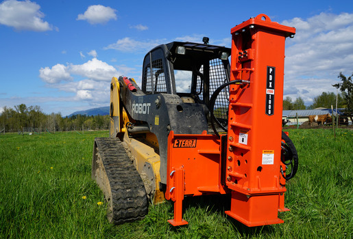 The Top Post Driver for Skid Steers & Excavators