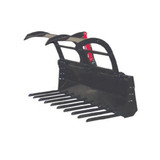 Haugen Bolt-On Grapple with a Utility/Manure Fork.