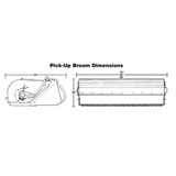 Haugen Pick Up Broom Attachment Dimensions