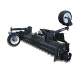 The Power Rake Attachment has two super solid urethane tires