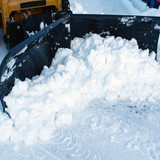 Heavy Duty V-Snow Blade Attachment Scoop Position