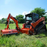 Eterra Raptor Boom Arm With Sidewinder Mower Angled View
