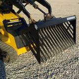 Mini Skid Steer Rock Bucket from Blue Diamond