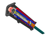 Blue Diamond Excavator Concrete Breaker Attachment - Breaker Cutaway