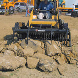 Bradco Rock Bucket Optional Grapple add on