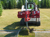 EZ Spot UR Double Pole Claw for Skid Steer Loader Action