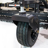 Harley Rake Skid Steer Attachment Wheel and Tire Detail