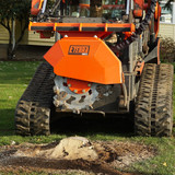 Eterra Skid Steer Vortex Stump Grinder Action Photos