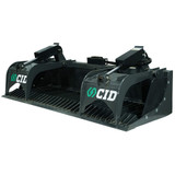 CID Skid Steer Heavy Duty Rock Grapple Left Angled View