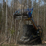 Promac HSL60 Standard Flow Skid Steer Mulcher In action