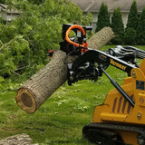 Mini Skid Steer Forestry Claw grappling log