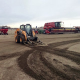 Berlon Skid Steer Land Plane attachment in action