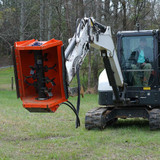 Eterra EX-30 Brush Mower on Bobcat Excavator