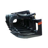 Eterra Skid Steer Root Grapple, Side Profile