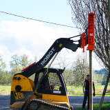 Eterra PDX-1000 Skid Steer Post Driver