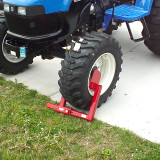 Equipment Lock Wheel Lock on tractor