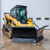 Hitch Doc Skid Steer V Plow Angled