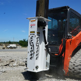 Stanley DH3500 Drop Hammer Attachment for Skid Steer Loaders-Right Sideview