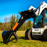 Eterra E60 Backhoe in Digging Position