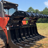 grapple tines open on surge grapple rake