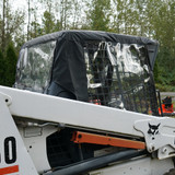 Cardinal Canvas Skid Steer Cab Enclosure right side