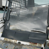 Cardinal Canvas Skid Steer Cab Enclosure bottom of windshield