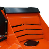 Eterra Raptor Boom Mounted 48" Cyclone Brush Cutter close up shot of housing