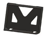 Weld-On Skid Steer Quick Attach Mounting Plate | Top Dog Attachments