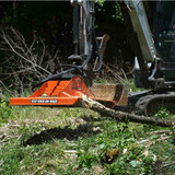 Cyclone 48" clearing tree branches