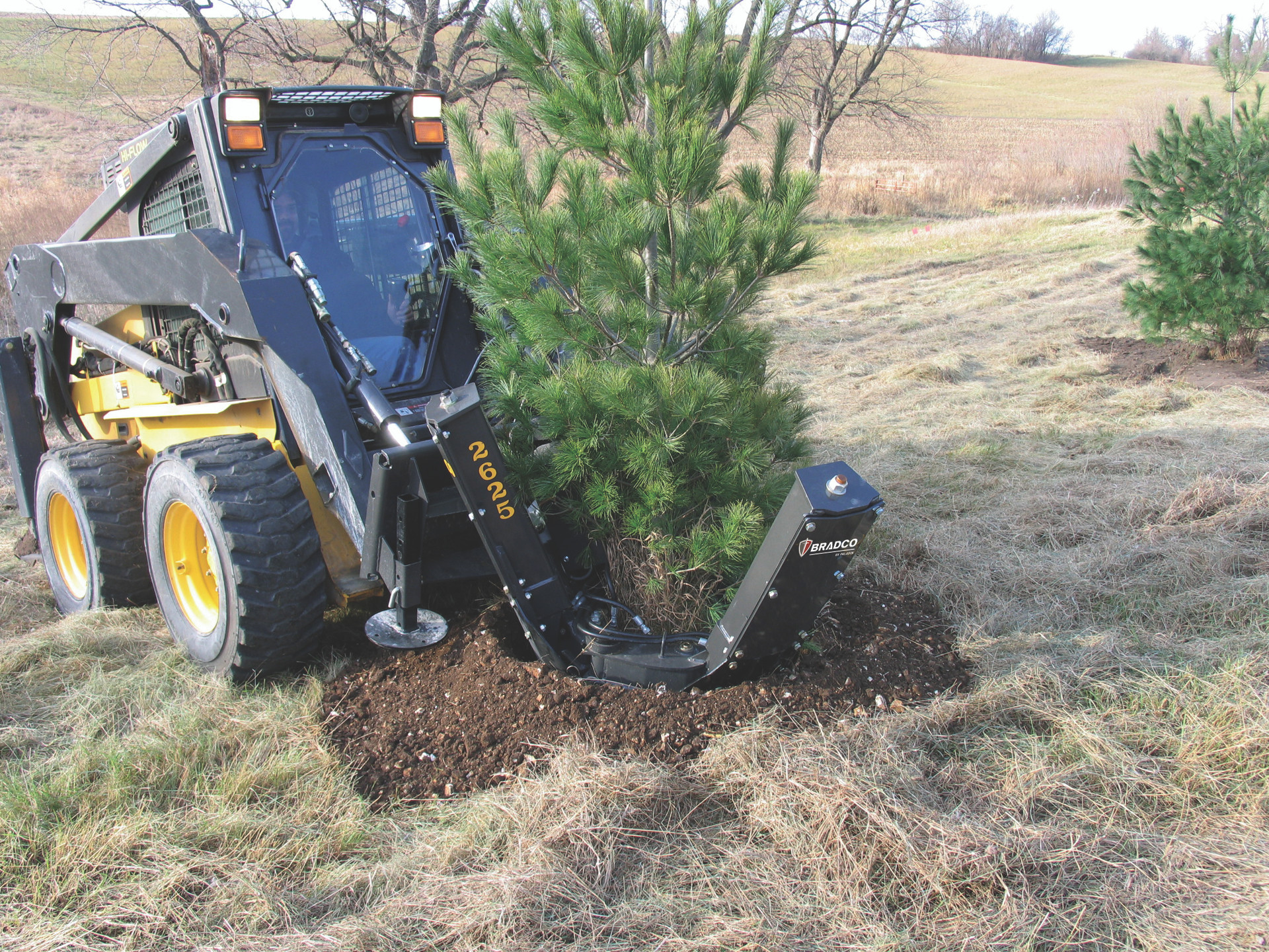 Bradco Skid Steer Tree Spade Attachment Skid Steer Solutions