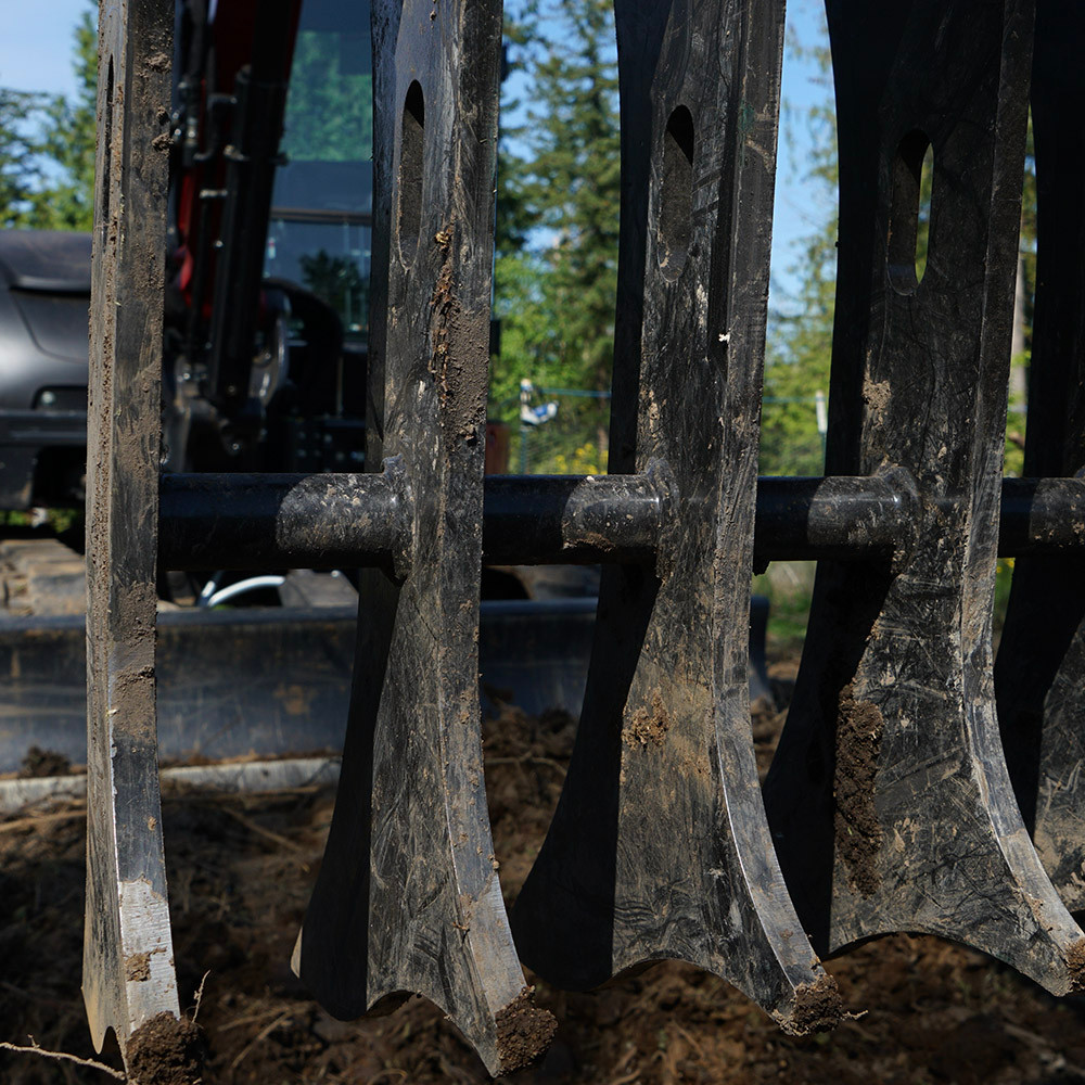 Digga Excavator Root Rake Attachment | Skid Steer Solutions