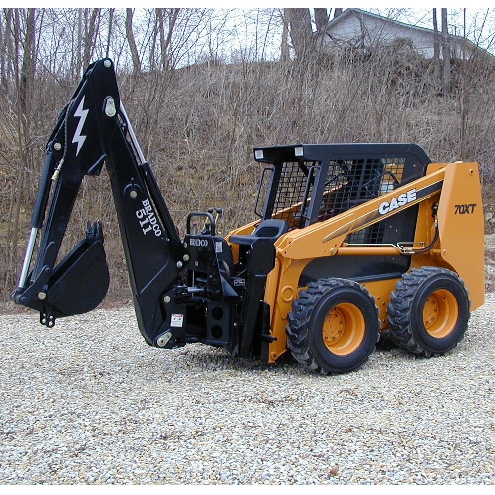 Bradco 511B Backhoe Attachment for Skid Steer Loader | Skid Steer Solutions