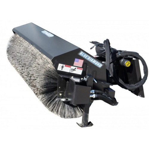Blue Diamond Skid Steer Heavy Duty Angle Series 2 Broom Attachment. Blue Diamond Skid Steer Heavy Duty Angle Series 2 Broom Attachment.