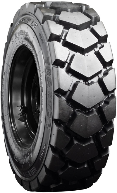 12x16.5 (12-16.5) 14-Ply Skid Steer Heavy Duty Tire Mounted on Rims