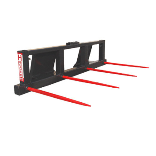 Haugen Large Square Bale Spear Attachment Skid Steer Solutions
