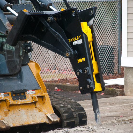 Stanley Skid Steer Concrete Breaker Attachment Skid Steer Solutions