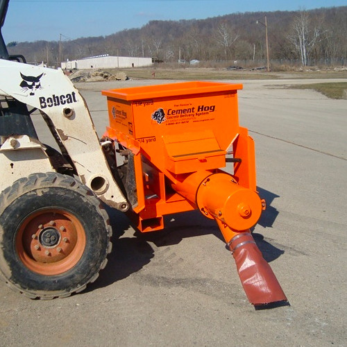 Cement Hog Skid Steer Concrete Dispenser Attachment Skid Steer Solutions