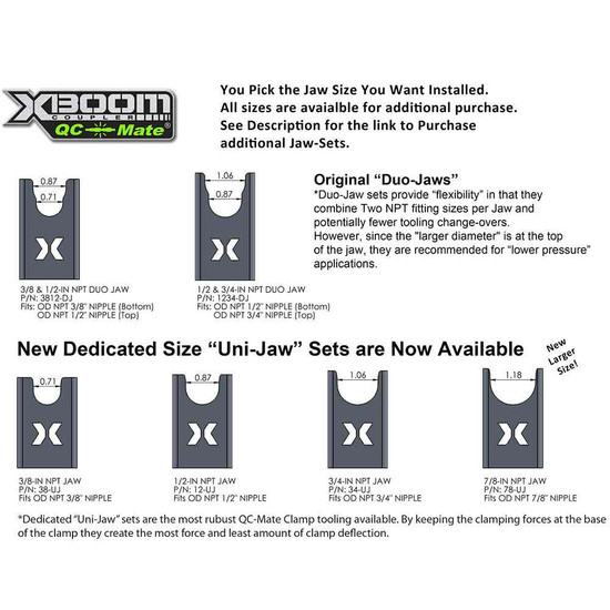 XBoom QC Mate Quick Connect Hand Clamp Skid Steer Solutions